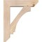 Ekena Millwork Imperial Slat Smooth Bracket w/ Offset Brace, Douglas Fir, 7 1/2"W x 30"D x 36"H BKT0806X30X36IMP06SDF - alternate 2